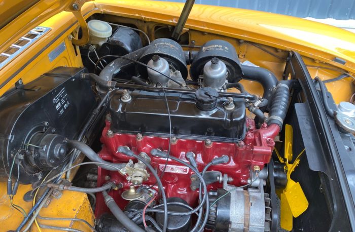 Mgb bronze yellow 1972 moteur